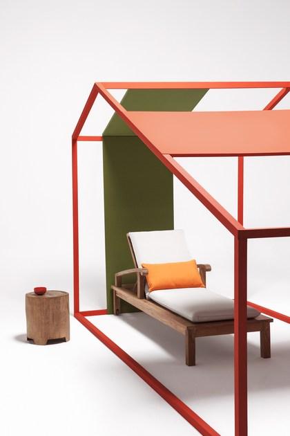 Il Giardino di Legno Откидной деревянный садовый шезлонг Saint laurent 515, 514 - Вид №2