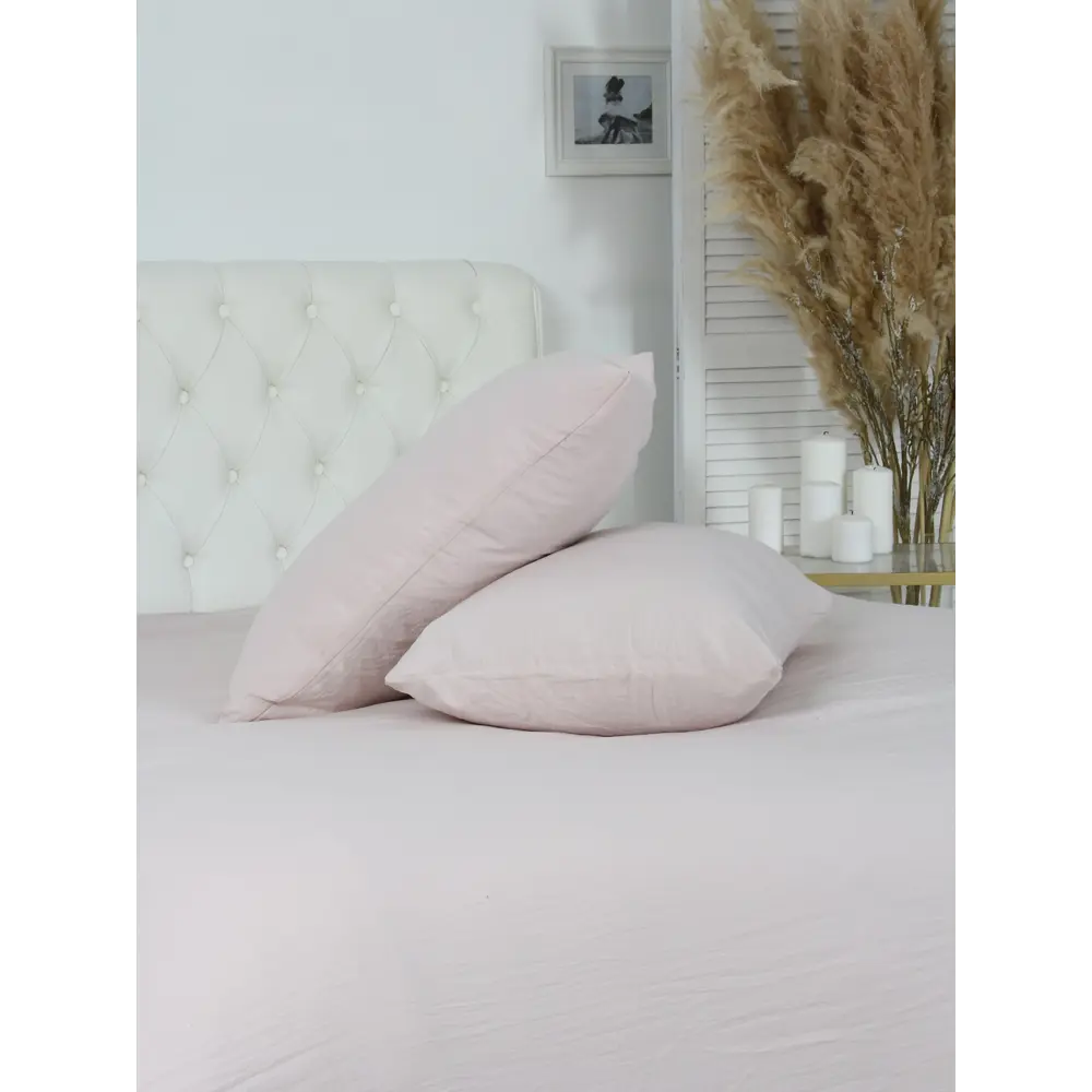 Santreyd: Комплект постельного белья из полисатина в нежном розовом цвете 87737904 STLM-0075436 - Вид №1