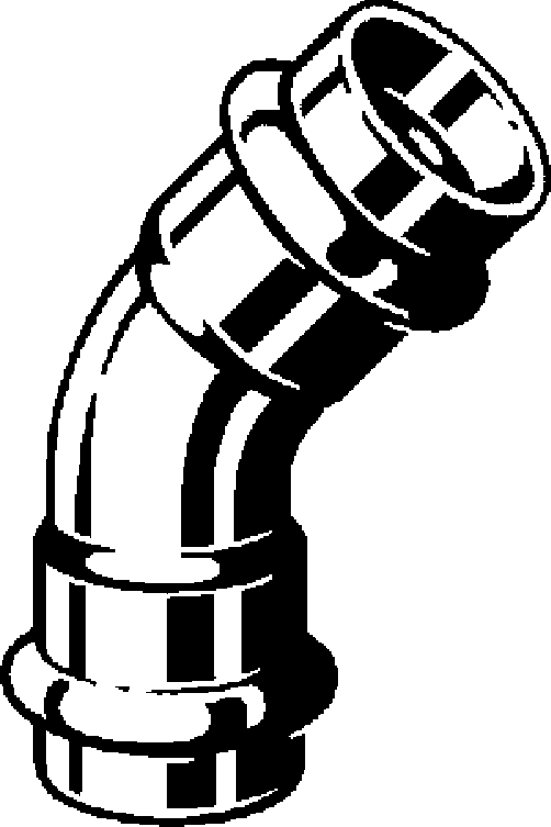 Viega Отвод 45° Sanpress Inox 2326 (435783) 435 783 - Вид №1