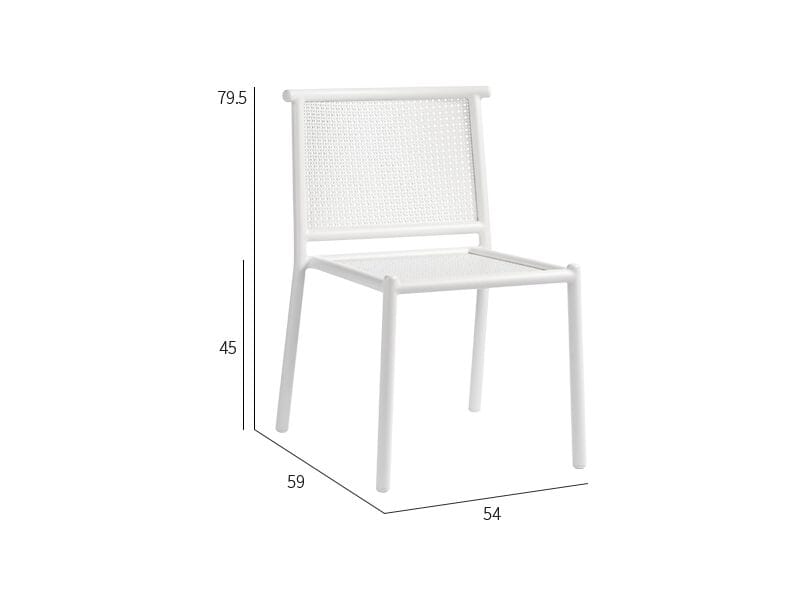 Алюминиевый садовый стул VINEKO Nine Degrees ARCH-00050647 - Вид №2
