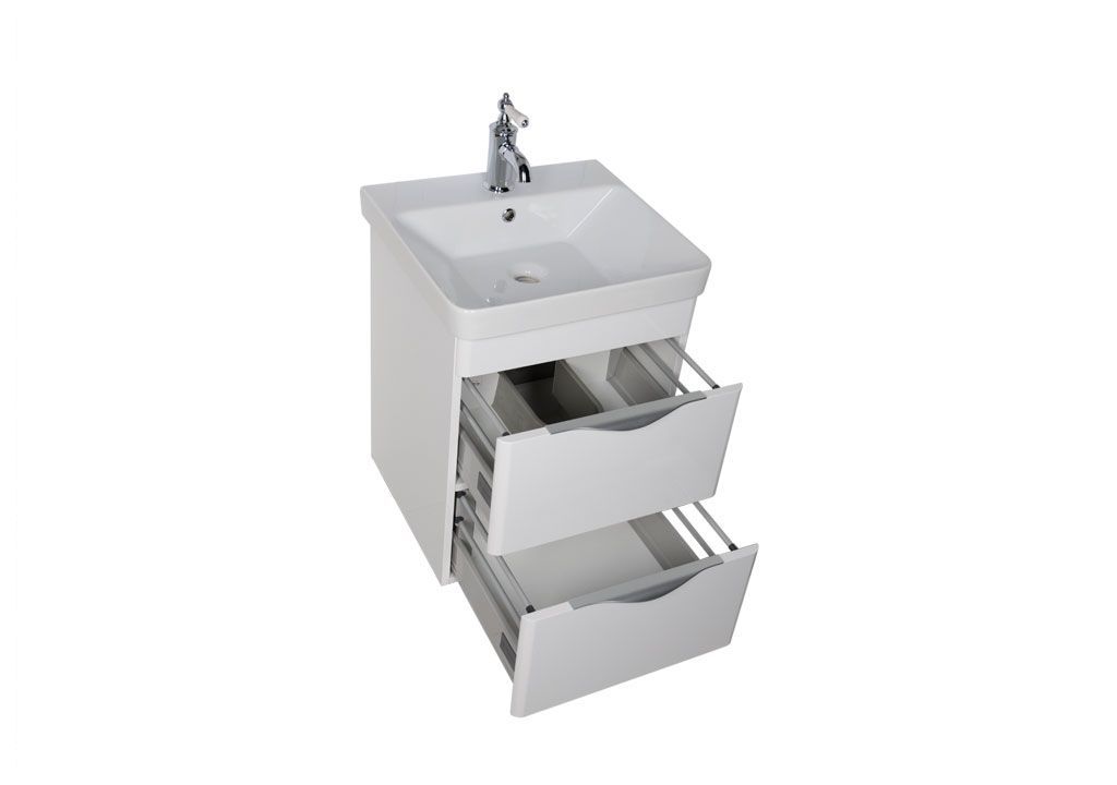 Тумба с раковиной Aquanet Орлеан 50 белый 0018308000182310 - Вид №5