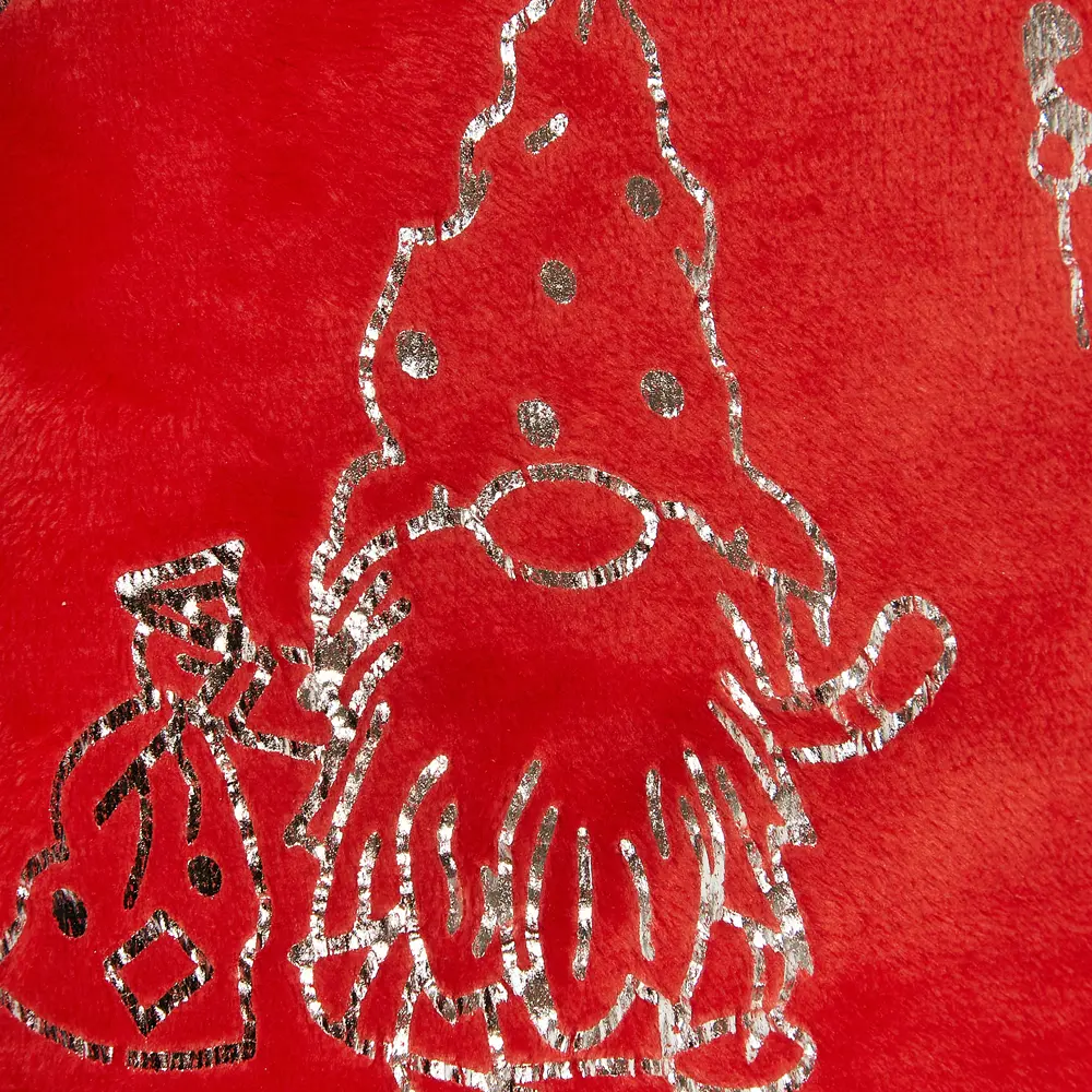 Плед Гномы 150x200 см велсофт цвет красный СТОЛИЦА ТЕКСТИЛЯ Новый год STLM-2114244 - Вид №1