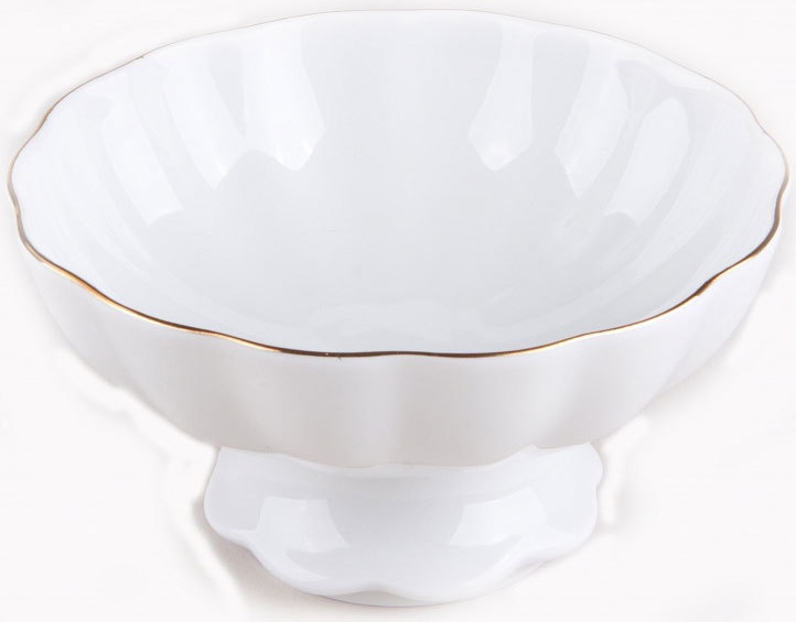 10615356 Императорский фарфоровый завод Ваза для конфет "Белоснежка" "Тюльпан" ТН1 Фарфор твердый 