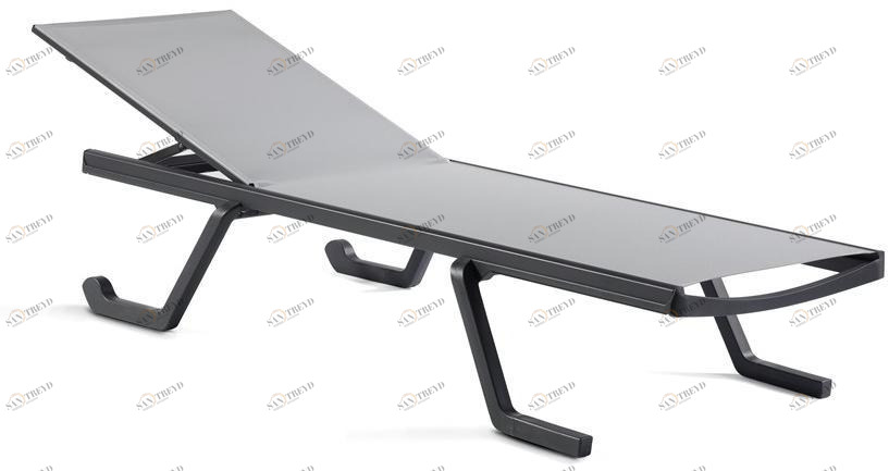 GABER Садовый шезлонг штабелируемый из сетки на колесиках sun-id-1384578