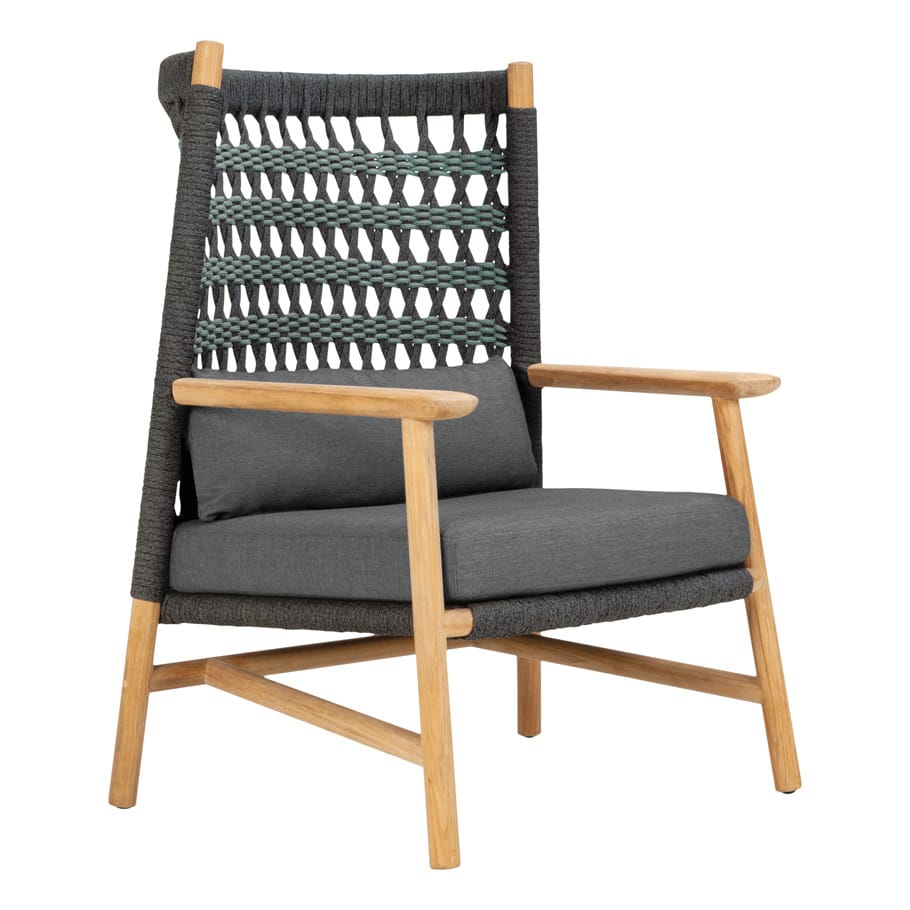 Кресло из морской веревки с высокой спинкой JANUS et Cie Anatra ARCH-00129299 - Вид №7