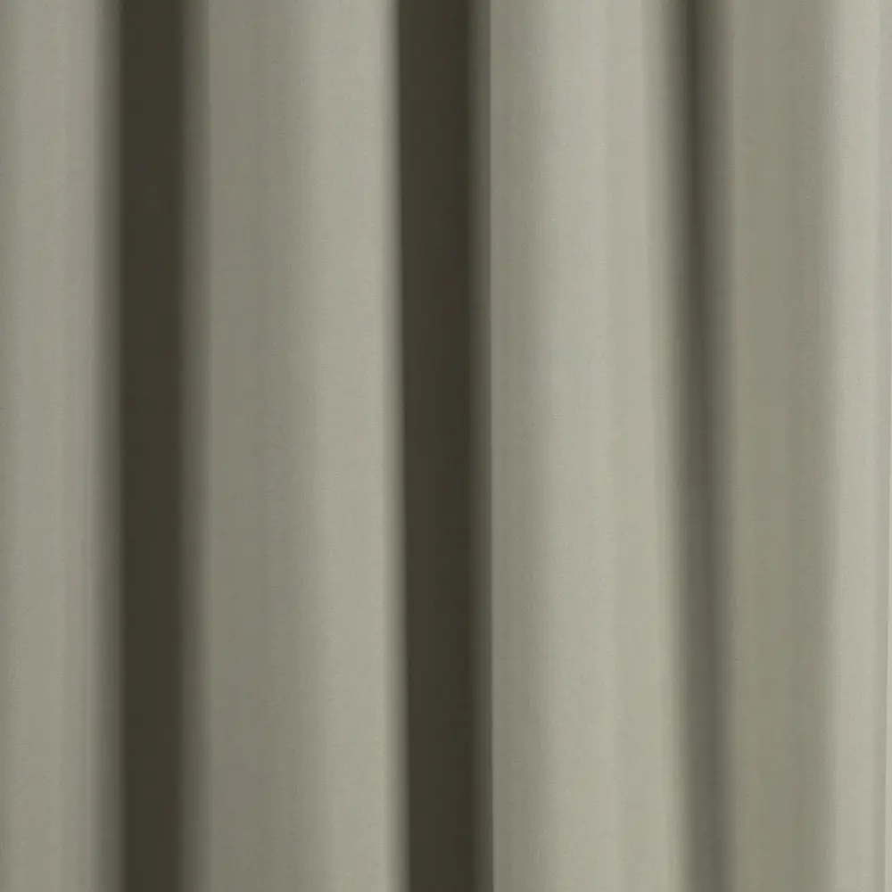Шторы Miamoza Dark бежевые блэкаут 150x250 см с ленточным креплением 89420199 STLM-1579022 - Вид №3