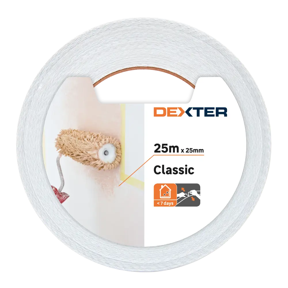Лента малярная Dexter 25 мм х 25 м 82306452 STLM-2117472  - Вид №1