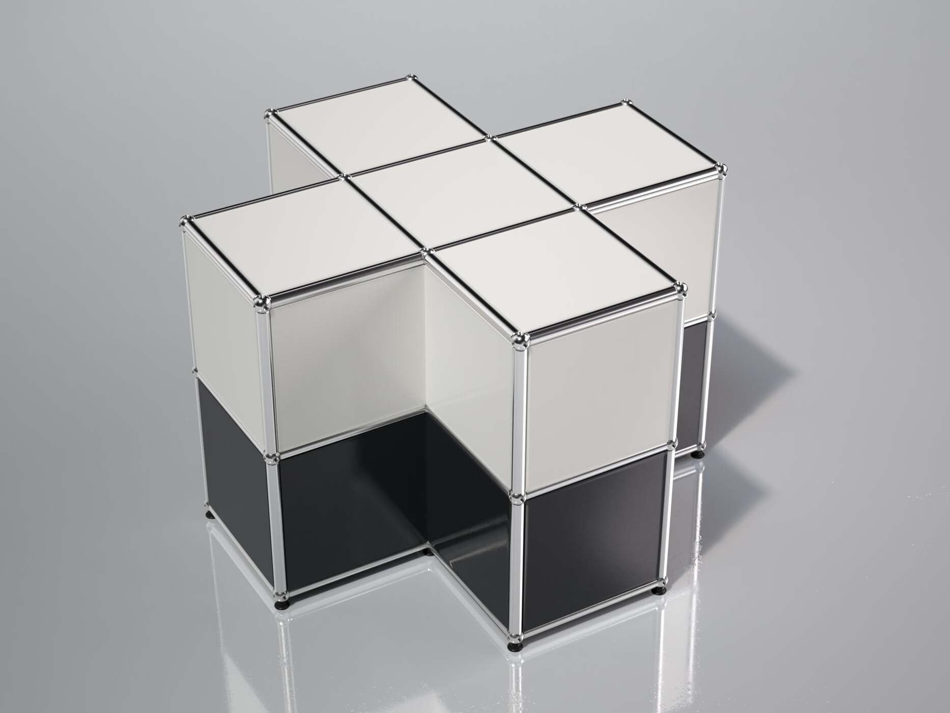 Стальной журнальный столик USM TESSELLATE ARCH-00106257