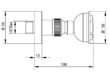 38632400 Форсунка Bandini Antico Santreyd - Вид №1