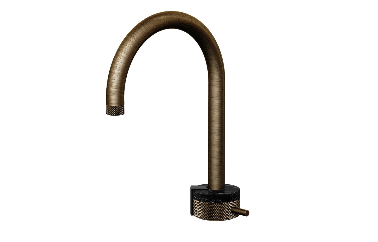 E-11502-R2MB-L2MBK-VBB Однорычажный прогрессивный смеситель для раковины - излив 16см GRAFF MOD+