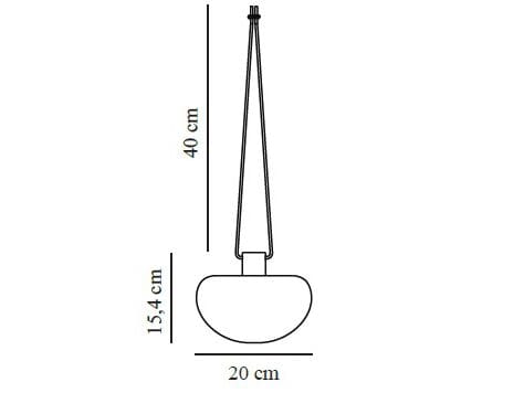 Металлический и пластиковый подвесной светильник Nordlux губка ARCH-00044555 - Вид №2