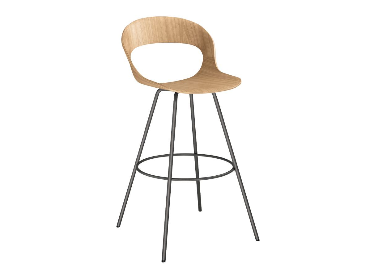 Деревянный табурет со спинкой LD Seating Lotus ARCH-00055986 - Вид №2