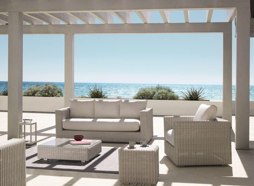 Ethimo Садовое кресло из ethimo etwick® с подлокотниками Cube Cbpo2000 - Вид №3