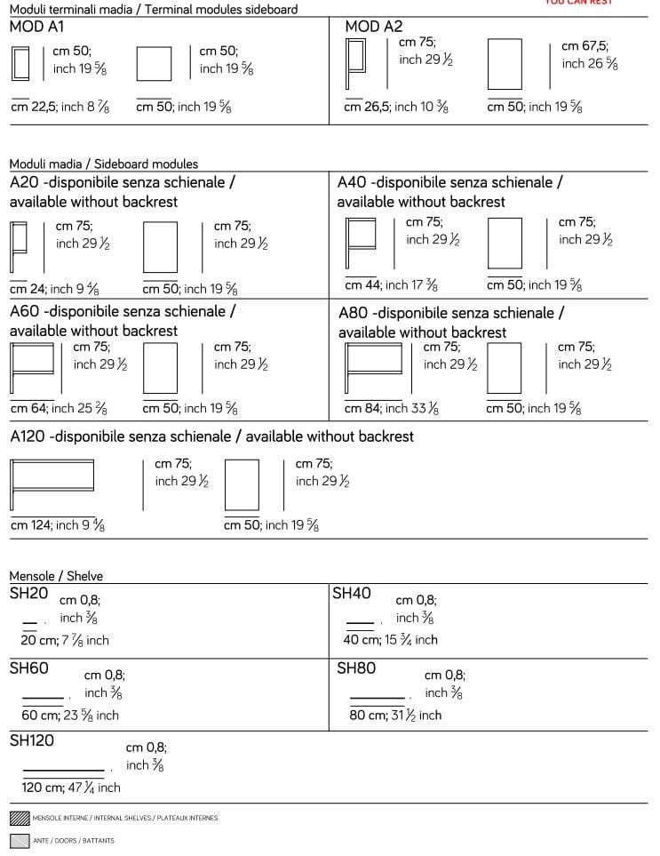 Шкаф для телевизора с откидными дверцами Amura система мнения 2 ARCH-00108552 - Вид №5