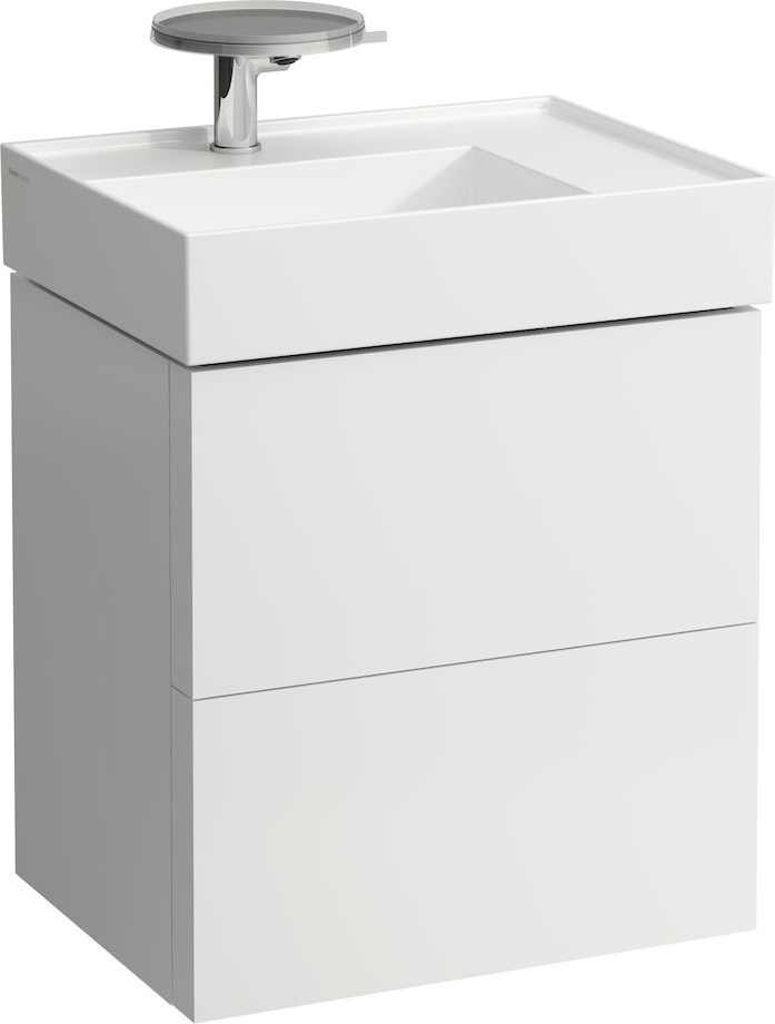 H8103340201121 Раковина с полочкой справа, со специальным скрытым сливом LAUFEN PRO - Вид №1