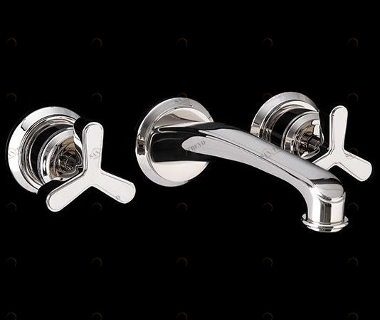 Devon&Devon Смеситель для умывальника настенный на 3 отверстия Tribeca Trb533cr