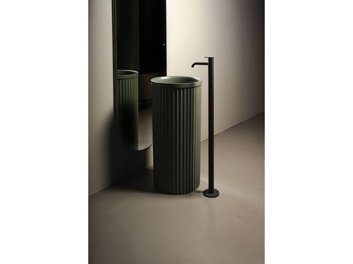 Круглая отдельно стоящая раковина из твердой поверхности Inbani Heritage ARCH-00025064 - Вид №8