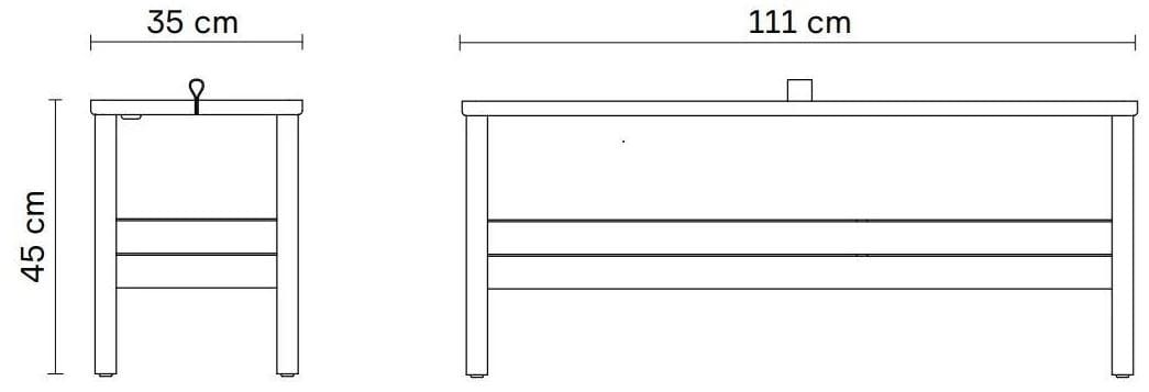Черный окрашенный дубовый сундук Form & Refine a line ARCH-00008478 - Вид №6