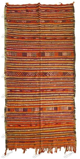 AFOLKI Прямоугольный шерстяной коврик с длинным ворсом и узором Talsent Taa1238be