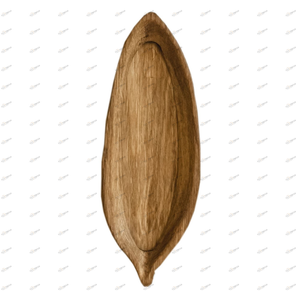Тарелка "Блюдце черемуха" светло-коричневая FUGA ECO WOOD 123578 Коричневый 