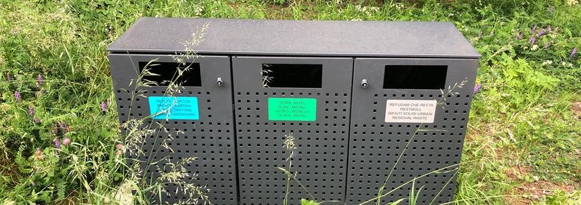 Euroform W Урна металлическая с пепельницей для раздельного сбора мусора  293  - Вид №1