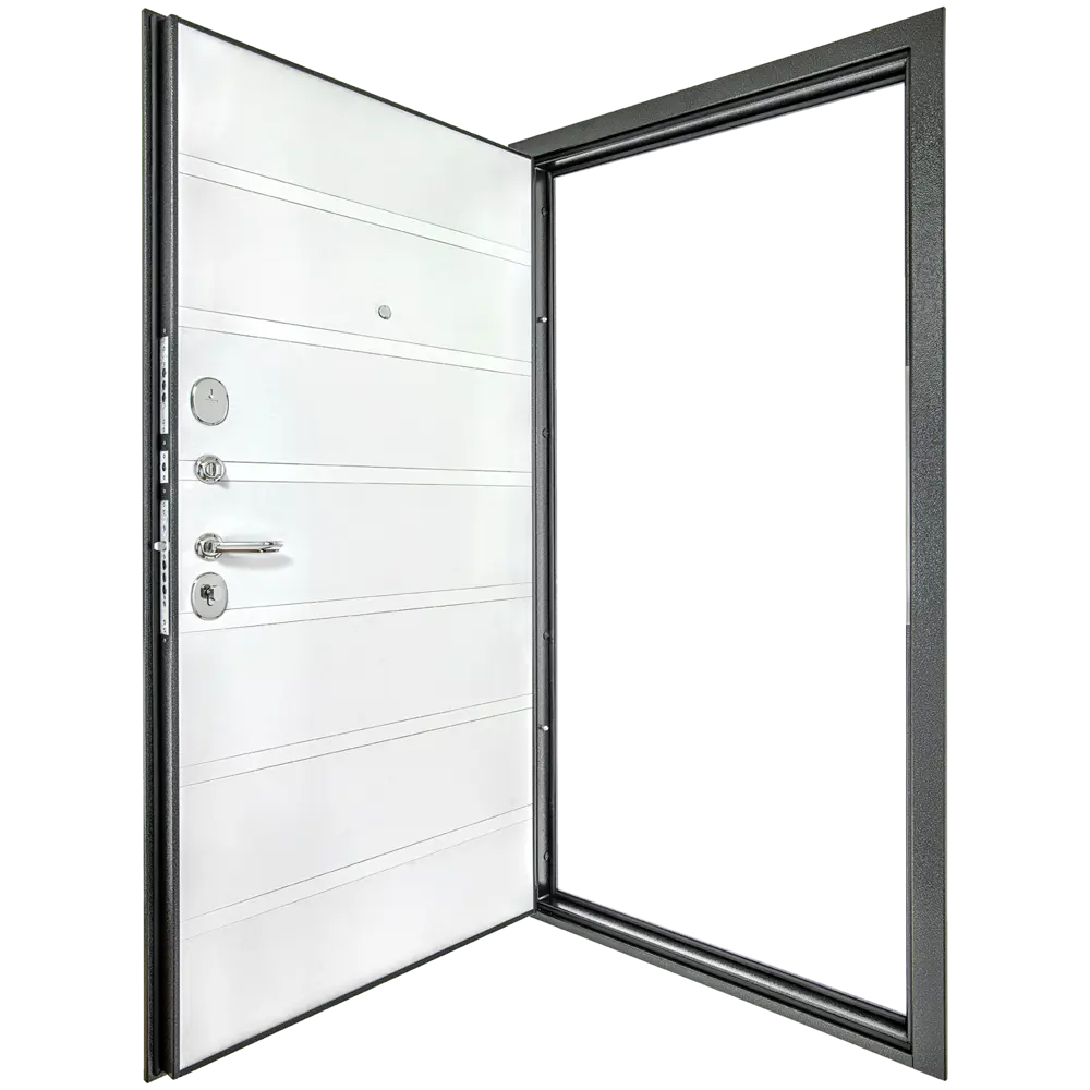 Дверь входная металлическая Герда S-2 98x205 см левая белое дерево PORTIKA STLM-2095377 - Вид №5