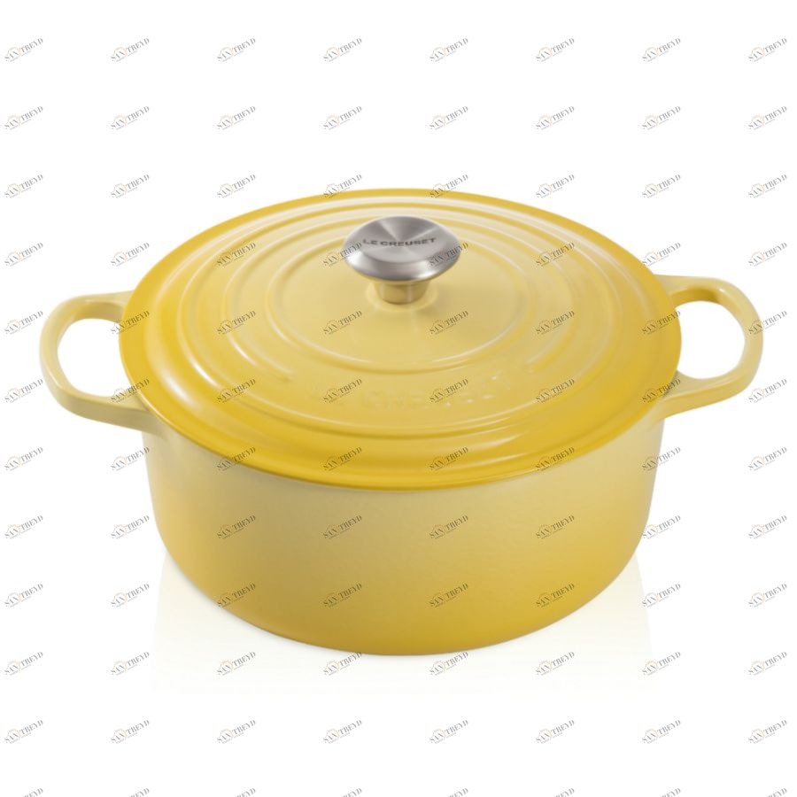 Кастрюля чугунная Le Creuset, Ø22 см, желтая 21177224032430
