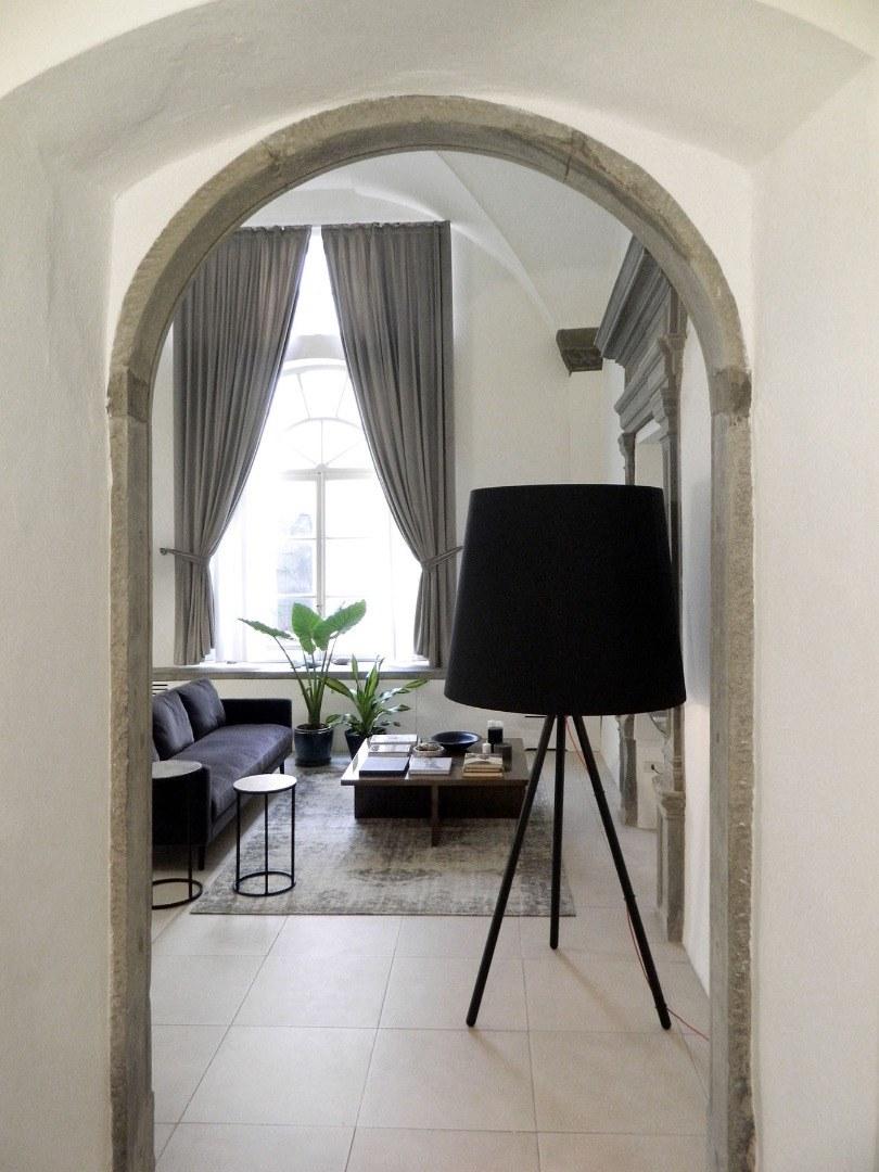 Martinelli Luce Торшер из металла с тканевым абажуром Eva 2270/xg/ne/ne - Вид №6