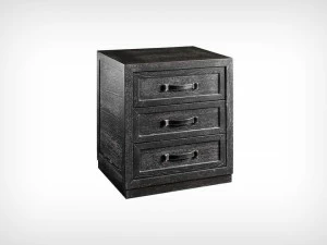 L'Origine Прикроватная тумбочка из дуба с ящиками Rupert Fh3cs 56