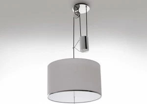 Maxalto Подвесной светильник с тканевым абажуром Leukon