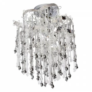 Потолочная люстра Divinare Salice 3150/02 PL-6 DIVINARE ДИЗАЙНЕРСКИЕ, SALICE 328418 Хром;прозрачный