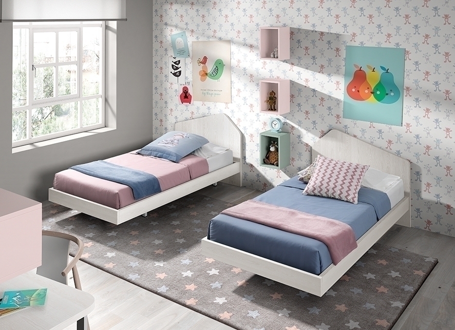 103012 Детская комната с простой кроватью Ambiente 23 Arasanz Oslo Santreyd - Вид №1