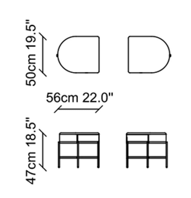Деревянная тумбочка с ящиками NDESIGN румяна ARCH-00049615 - Вид №2