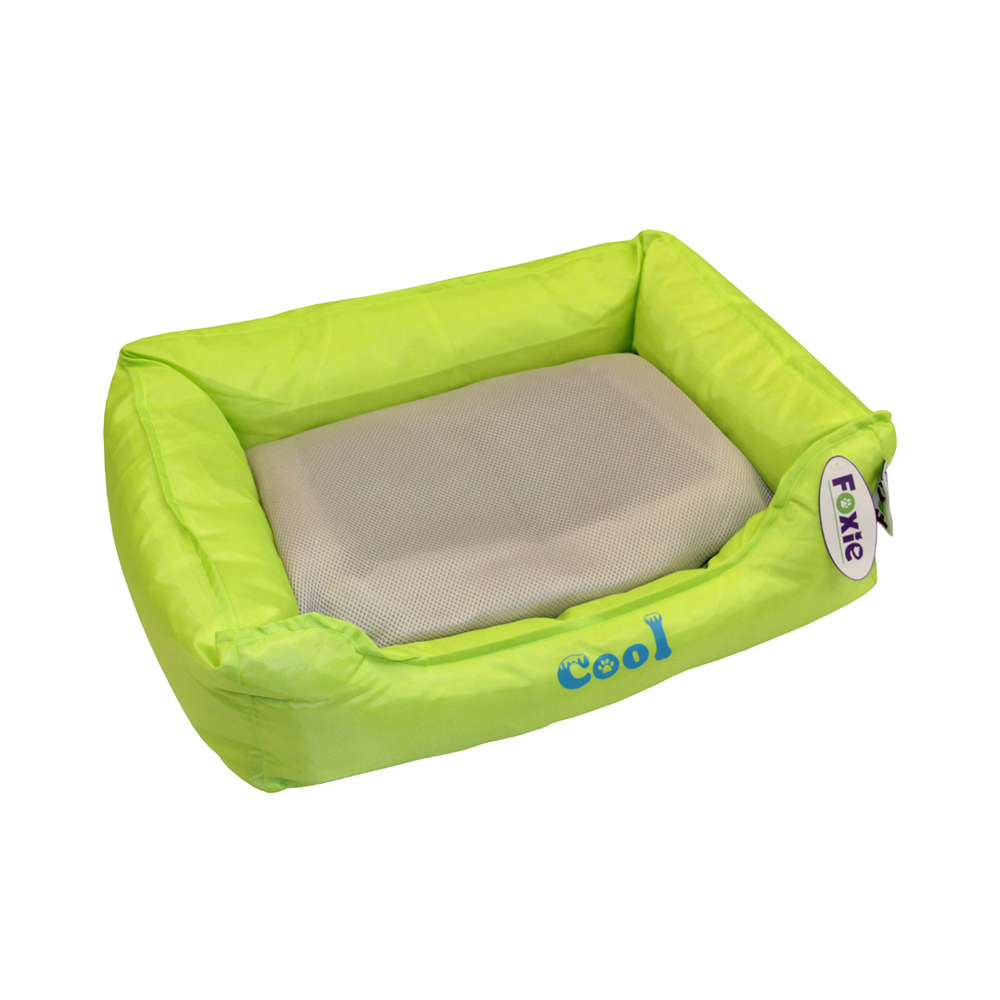 ПР0047774 Лежак для животных Cool 47х37х17см зеленый Foxie 