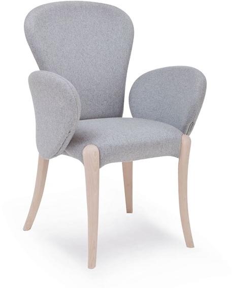 PIAVAL Стул из ткани с подлокотниками Rosa | health & care 82-12/1 - Вид №1