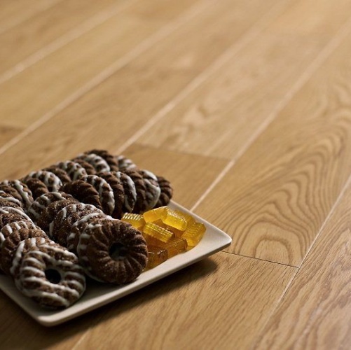 Массивная доска Amber Wood Карамель Дуб Натур (Гладкая) 300-1800х120 мм 2600300257 - Вид №2