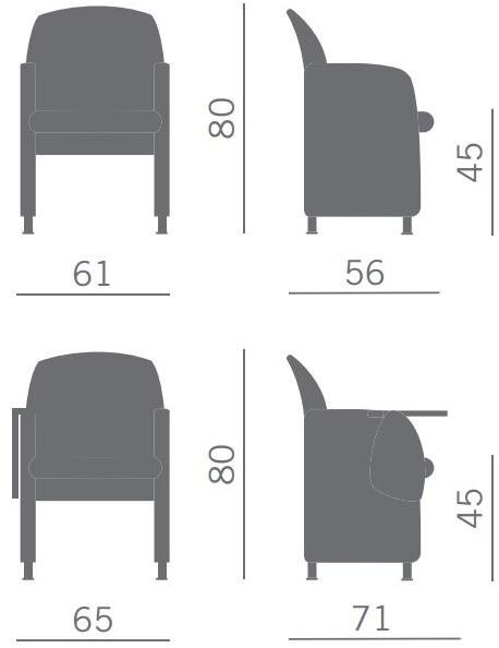 Kastel Стул для конференций складной с откидной крышкой sun-id-1387149 - Вид №7