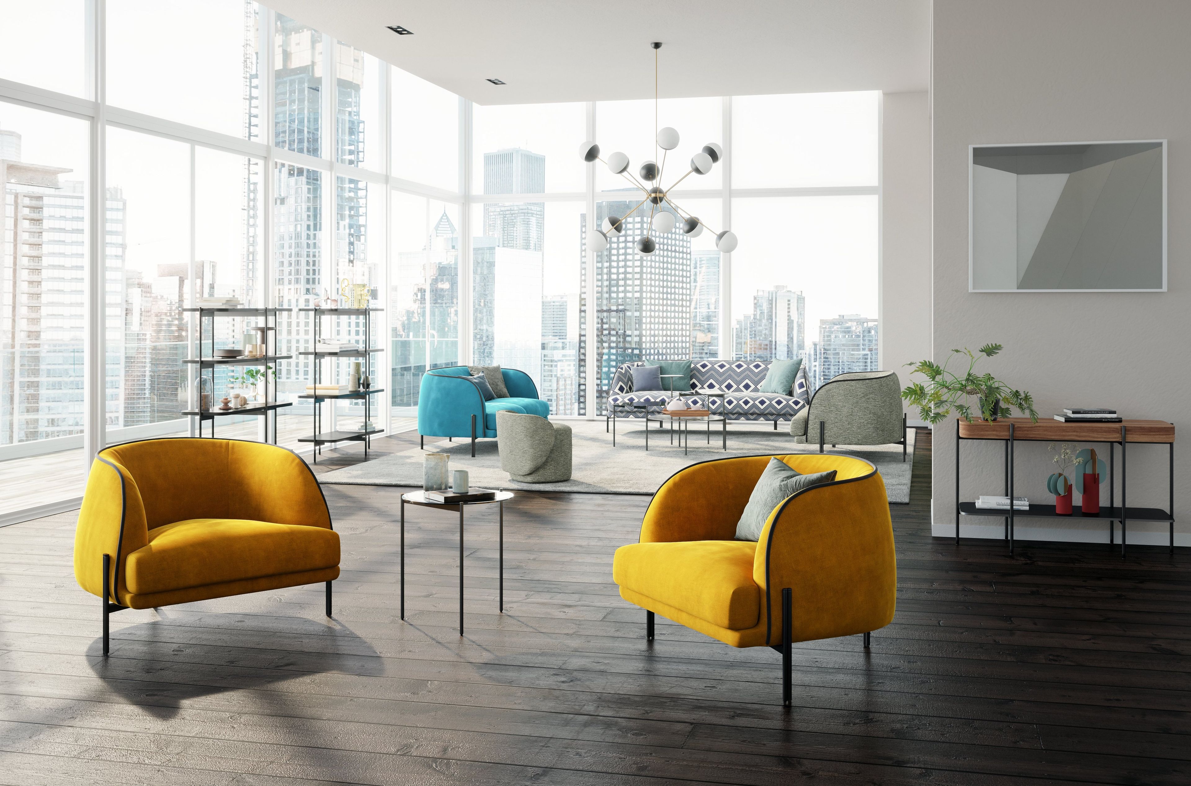 Тканевое кресло с подлокотниками Liu Jo Living Collection ARCH-00068491 - Вид №5