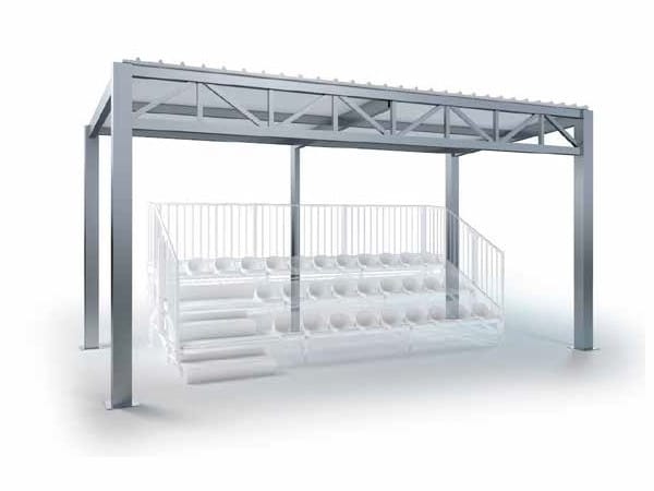 Металлическая крышка для трибун SELVOLINA VIEWER ARCH-00126505