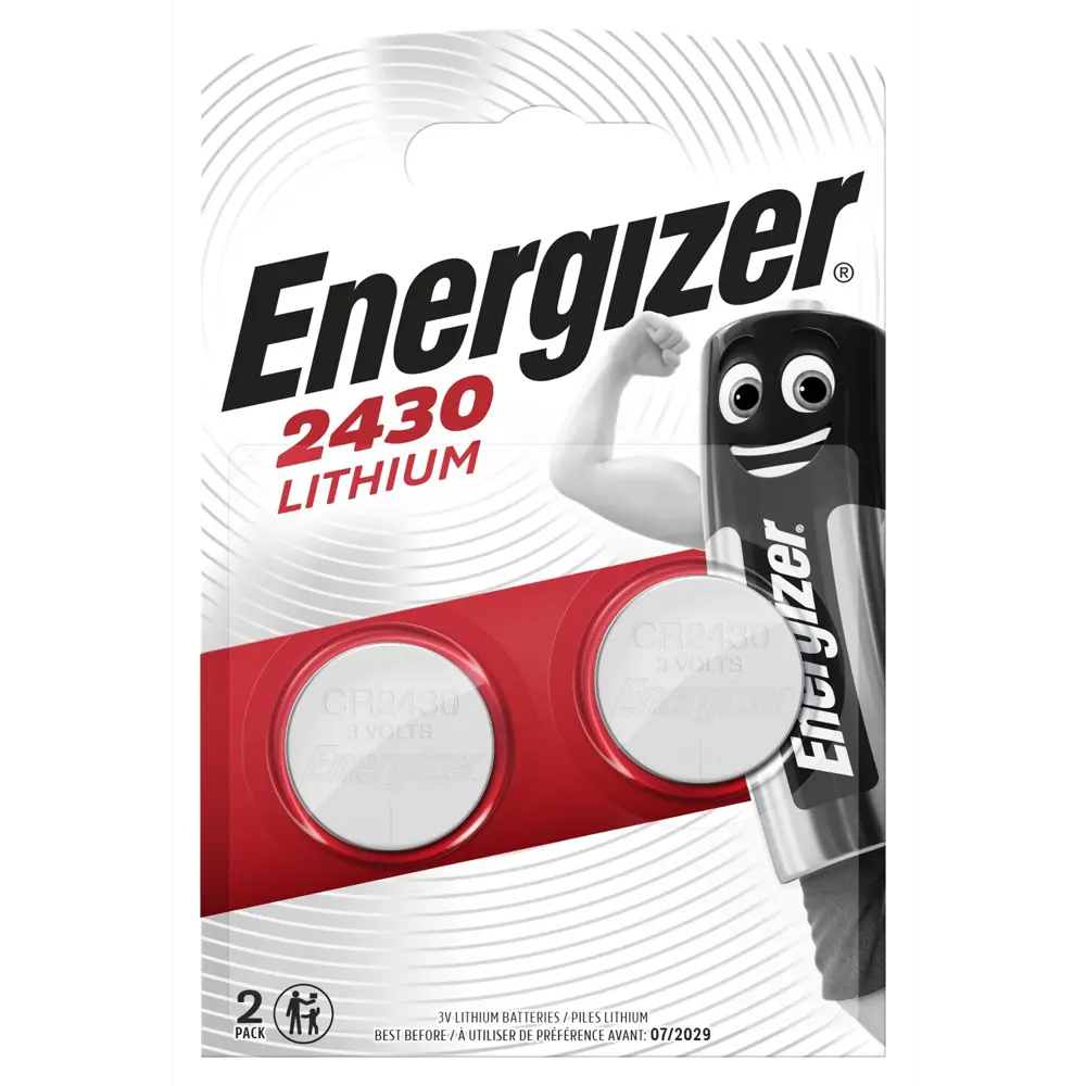 Батарейка Energizer CR2430 литиевая 2 шт STLM-2089821