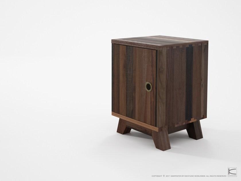 KARPENTER Квадратная деревянная тумбочка в современном стиле Brooklyn Bf30-mh - Вид №3