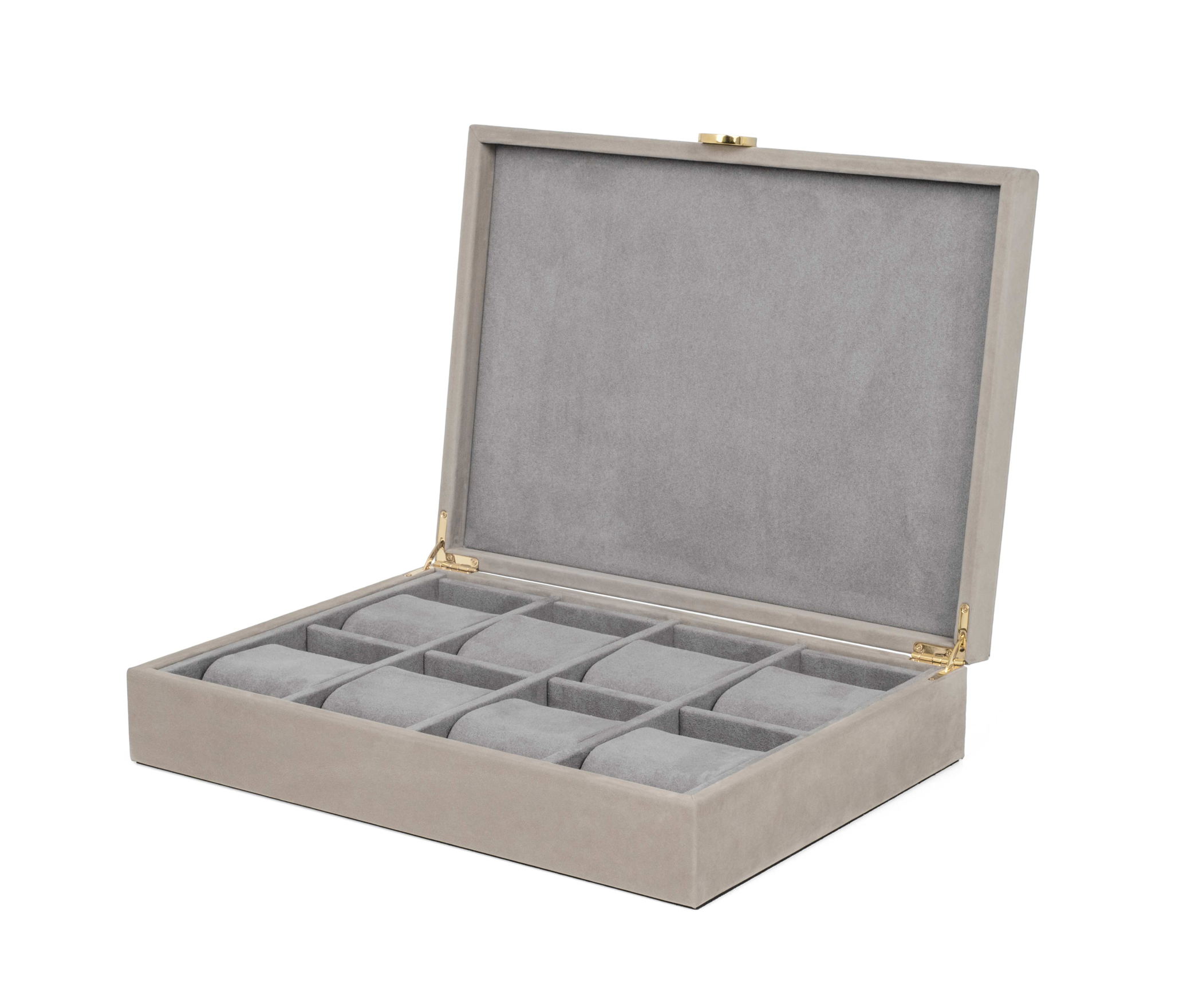 Коробка для часов Prestige - 35X25XH7 см / зернистая кожа_черный Pinetti 00.1389.029.001