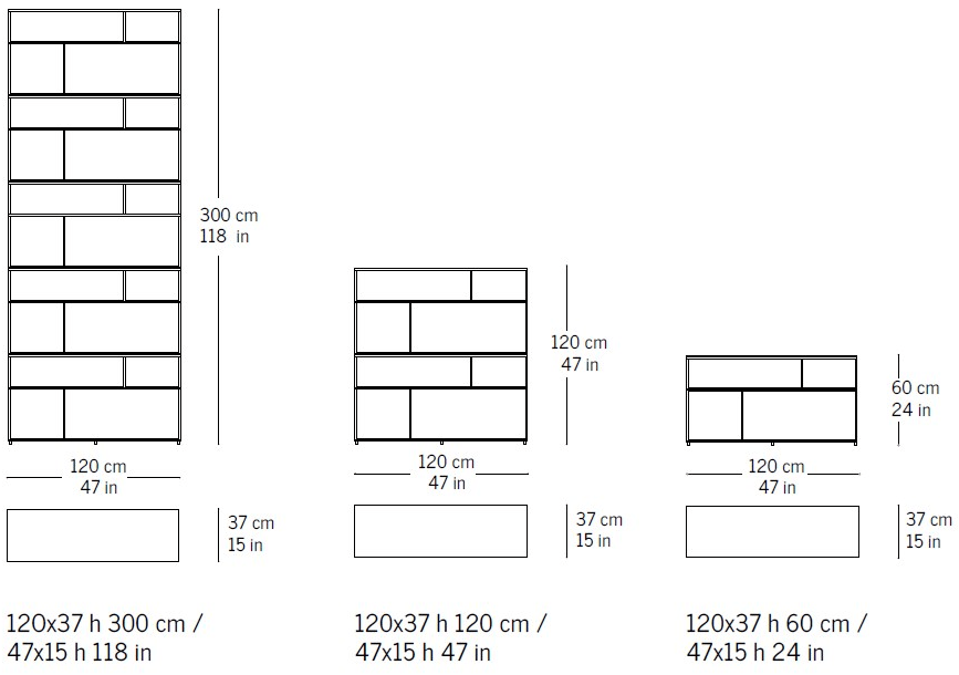 José Martínez Medina Модульный открытый книжный шкаф Blacktone sun-id-1387919 - Вид №15