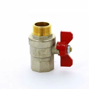 Кран шаровой НВ SCIROCCO бабочка TIEMME 3/4"