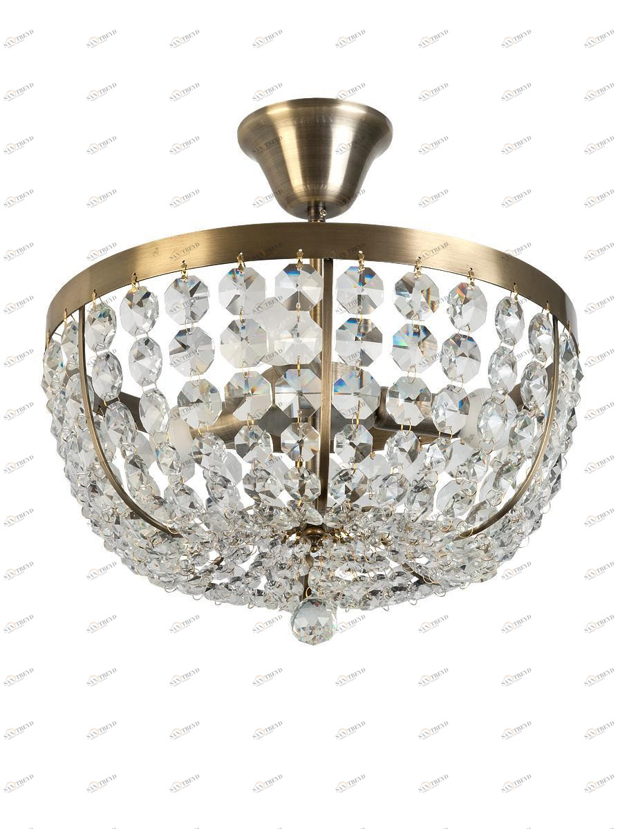 Потолочный светильник Toplight Mary TL1510X-03AB TOPLIGHT MARY BRONZE 202102 Бронза;прозрачный 