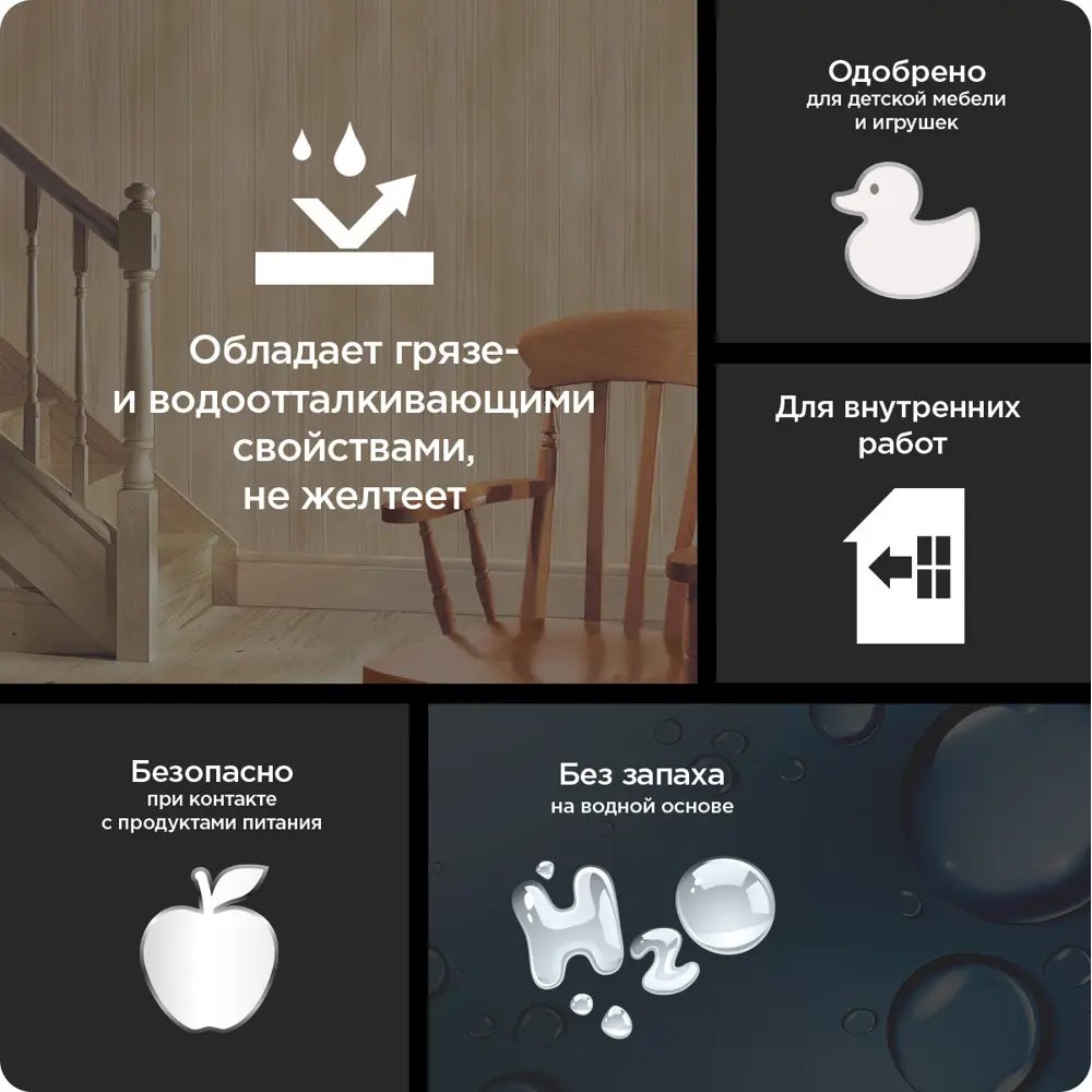 PINOTEX Lacker Aqua — термостойкий лак для бань и саун 86543731 STLM-0069866 - Вид №5