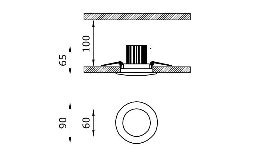 Алюминиевый круглый светодиодный светильник Buzzi & Buzzi ARCH-00048113 - Вид №2