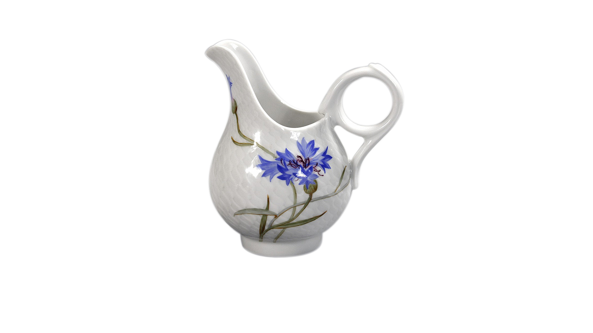 10526775 Meissen Сервиз кофейный 6/22 "Игра волн, рельеф, голубые васильки" Фарфор  - Вид №5