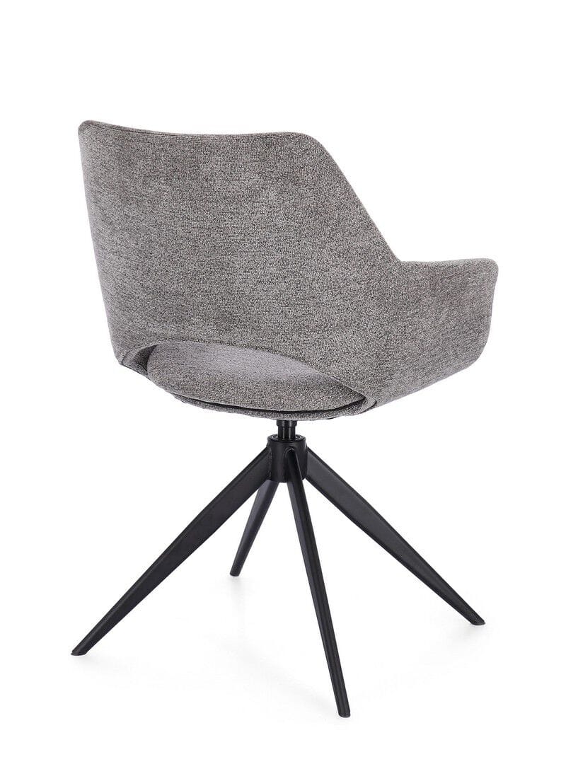 Тканевый поворотный стул с подлокотниками BIZZOTTO VIVIAN ARCH-00007538 - Вид №1