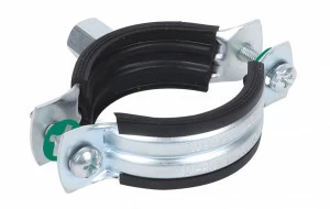 33435061 Крепление для труб  2S Хомуты с вкладышем epdm (M8/10) для стальных, медных, чугунных и пластиковых (многослойных) труб